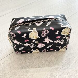 RIHANNA Riri Black Make Up Bag Puppy Rings Perfume Bottle Heels Lips Earrings